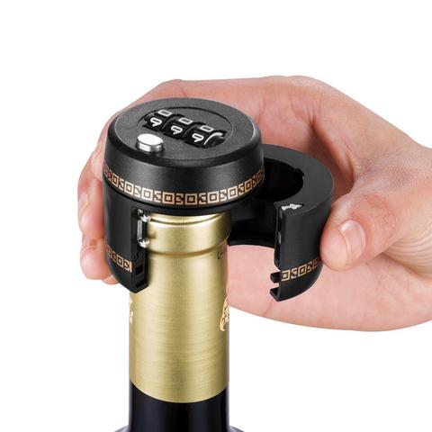 Wine Bottle Stopper vacuum plug Combination Lock